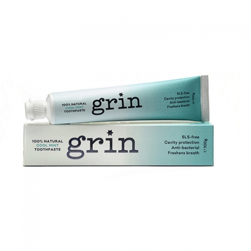 Grin 薄荷味牙膏 抗敏感 保护牙龈 杀菌 100g Grin Cool Mint Toothpa...