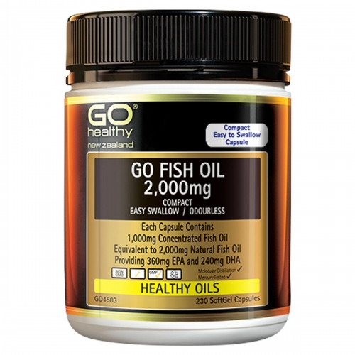 高之源 鱼油 2000毫克 230粒 GO Healthy GO Fish Oil 2000mg C...