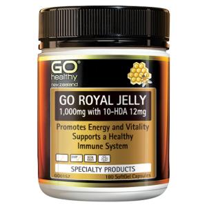 高之源 蜂皇浆胶囊 Go Healthy Go Royal Jelly 1000mg With 10-HDA12mg 180粒