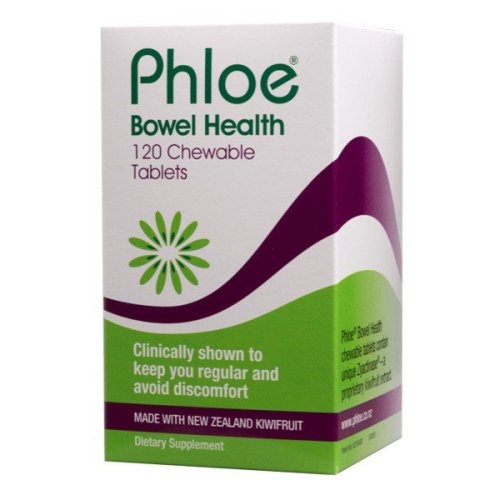 腹乐 奇异果肠道健康益生元咀嚼片 Phloe Bowel Health Chewable 120  Tablet