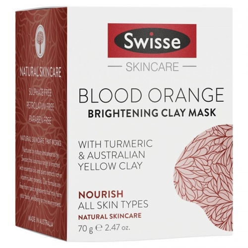 Swisse 斯维诗 血橙亮白粘土泥面膜 Blood Orange Brightening Clay Mask 70g