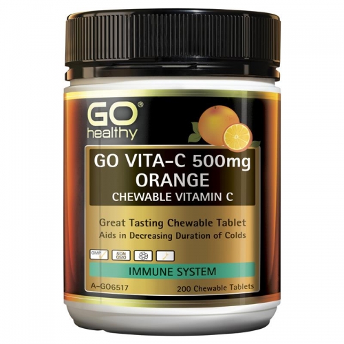 Go Healthy  高之源 维生素C （香橙味）Go Vita-C 500mg-Orange 200片