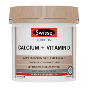 Swisse 斯维诗  (150粒）娘娘钙 柠檬酸钙 成人钙片+维生素D 大钙  Swisse Ultiboost Calcium+Vitamin D 150粒