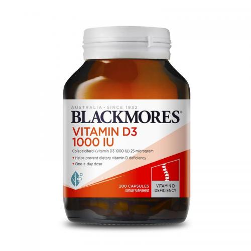 Blackmores 澳佳宝 维生素D3 Blackmores Vitamin D3 1000 IU...