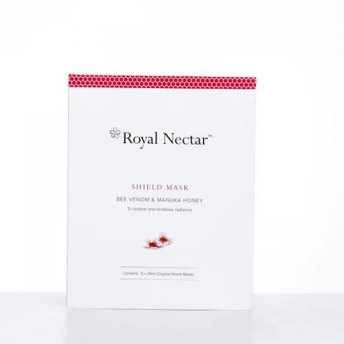 Royal Nectar 皇家蜂毒 深层补水面膜 5*25ml/盒 Royal Nectar Shi...