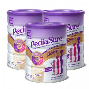 【3罐包邮】香草味 雅培 小安素儿童成长营养粉 850g/罐 PediaSure Complete Balanced Nutrition Vanilla 850g