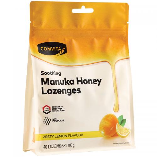 康维他柠檬味蜂胶润喉糖 Comvita Manuka Honey & Propolis Lozeng...
