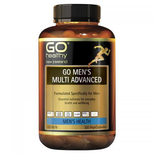 Go Healthy 高之源 男性 复合维生素 Mens Multi Advanced 120 Ve...