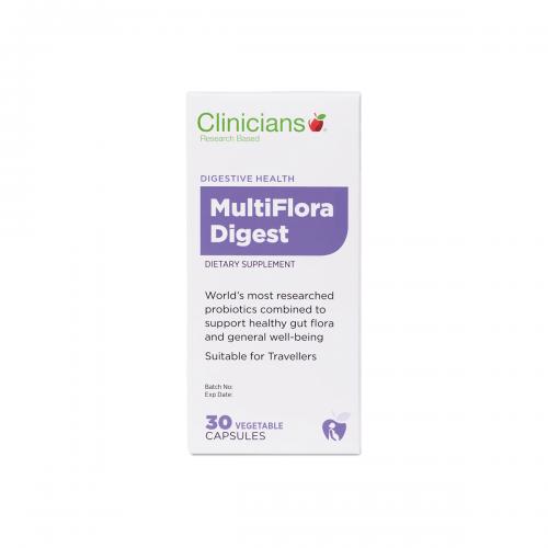 Clinicians 科立纯 肠道益生菌（30粒素食胶囊） MultiFlora Digest Vc...