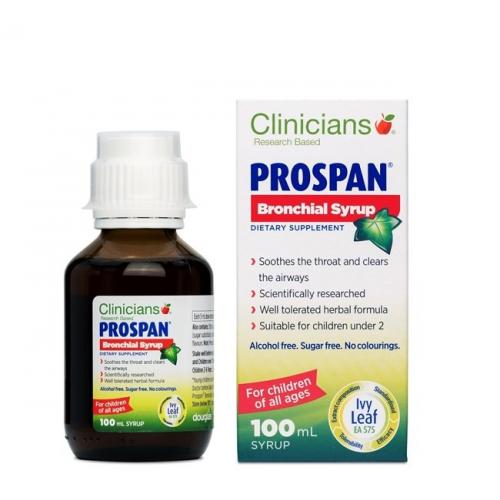 Clinicians 科立纯 小绿叶止咳润喉糖浆 Prospan Bronchial Syrup 100ml