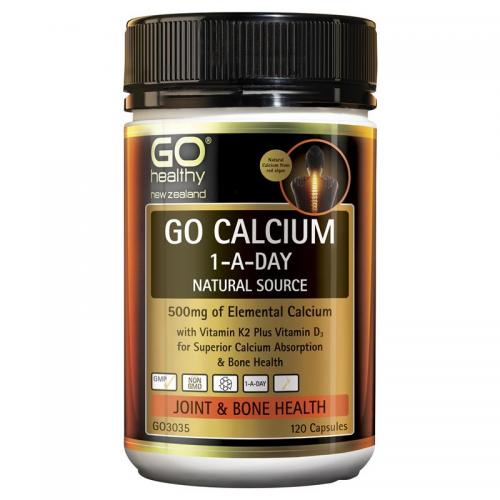 高之源 高钙胶囊（含维他命K2和维他命D3） GO Healthy CALCIUM 1-A-DAY ...