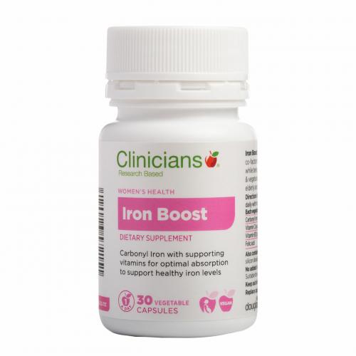 Clinicians 科立纯 高效补铁剂（素食适用） Iron Boost (24mg) 30 vcaps