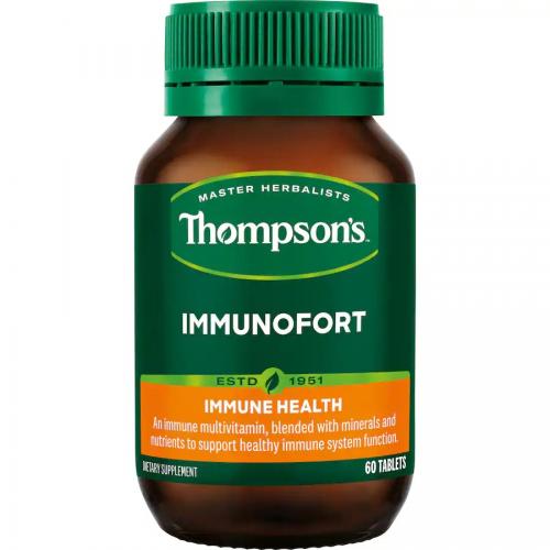 Thompson's 汤普森 营养提高 复合免疫片 Thompson's Immunofort Tablets 60粒