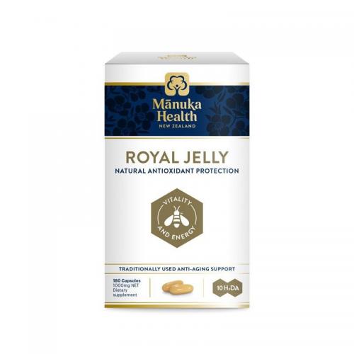 蜜纽康 蜂皇浆/蜂王浆胶囊 Manuka Health Royal Jelly Capsules 180粒