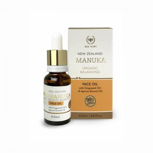 Nature's Beauty 自然美 新西兰麦卢卡蜂蜜 有机 面部精油 Bee Kiwi New Zealand Manuka Honey Manuka Face Oil 20ml (Organic)