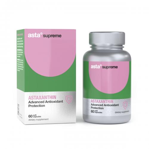 Asta Supreme 天然虾青素 抗氧化免疫力配方 60粒 Asta Supreme Advanced Antioxidant Protection 60 Soft Capsules