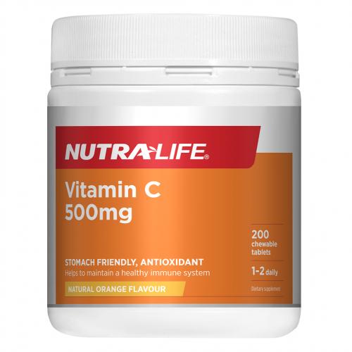 纽乐 维生素C Nutralife Vitamin C 500mg 200T