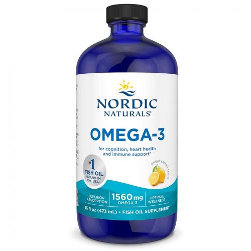 Nordic Naturals 挪威小鱼 Fish Oil Omega-3 1560mg Liqui...