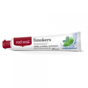 （烟民）红印 天然牙膏 去渍牙膏 红印牙膏 Red Seal Smokers Toothpaste 100g