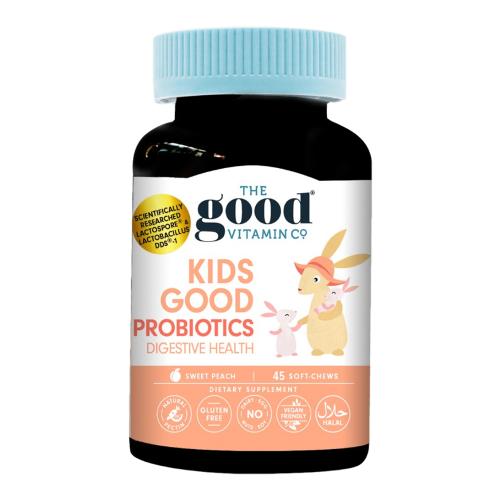 The Good Vitamin CO. 儿童益生菌软糖 （水蜜桃味）45粒 Kids Good P...