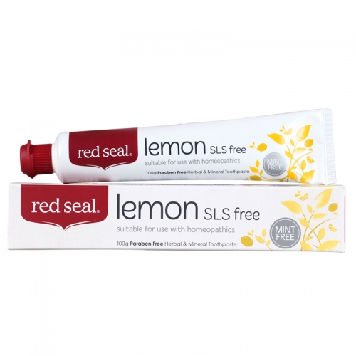（柠檬低敏）红印 天然牙膏 牙膏 Red Seal Lemon Toothpaste 100g