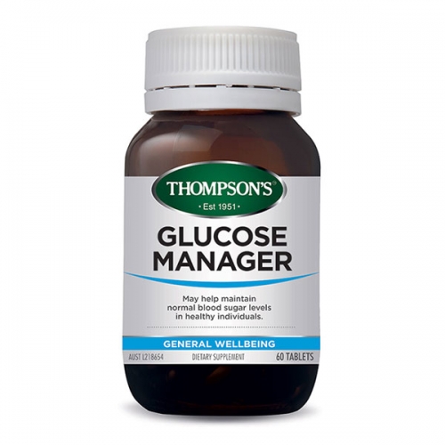 Thompson's 汤普森 血糖平衡素 60片 Thompson's Glucose Manage...