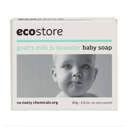Eco Store 婴儿羊奶皂薰衣草润肤皂 无添加 80g Eco Store Goat's Lav...