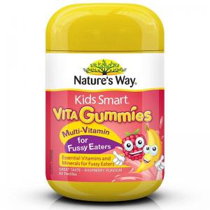 佳思敏 复合维生素挑食软糖 60粒 Nature's Way Kids Smart Vita Gummies Multi Fussy Eaters 60 Pastilles