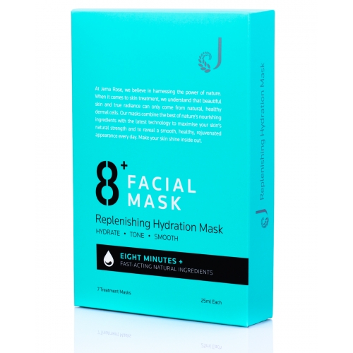 Jema Rose 8+ Minute 8分钟 极速保湿面膜 补水面膜 Replenishing Hydration Mask 7片／盒
