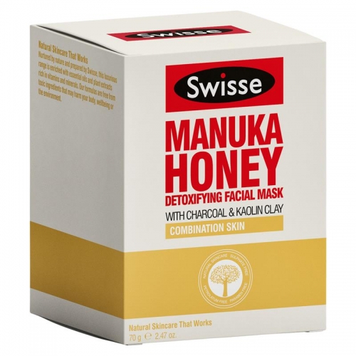 Swisse 斯维诗 麦卢卡蜂蜜排毒面膜 Manuka Honey Detoxifying Facial Mask 70g