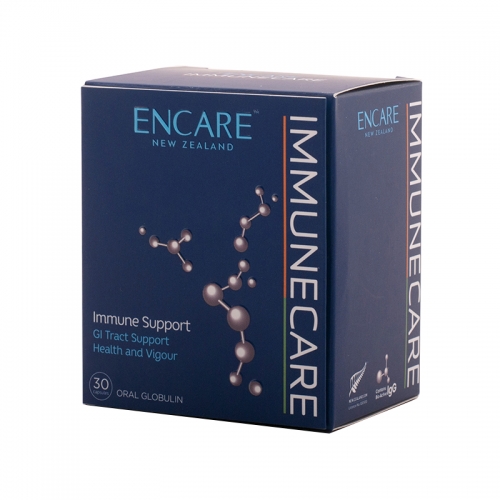 Encare  口服活性耳牛球蛋白免疫胶囊 成人版 3岁以上可用 Immune Support 30粒