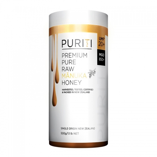 【20+ 500g】PURITI 麦卢卡蜂蜜 Premium Pure Raw Manuka Hon...