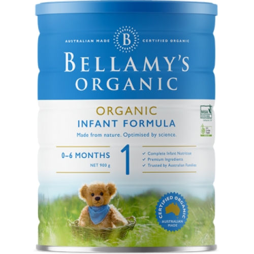 [新版]包税包邮 3罐 贝拉米有机婴儿奶粉 一段  0-12 个月 Bellamy's Organi...