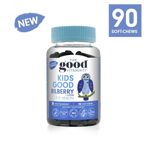 The Good Vitamin CO. 儿童 越桔+叶黄素 护眼软糖（蓝莓口味） 90粒