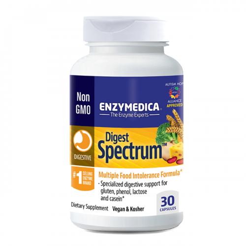 (美国销售第一消化酶) Enzymedica Digest Spectrum 食物过敏消化酶 30 ...