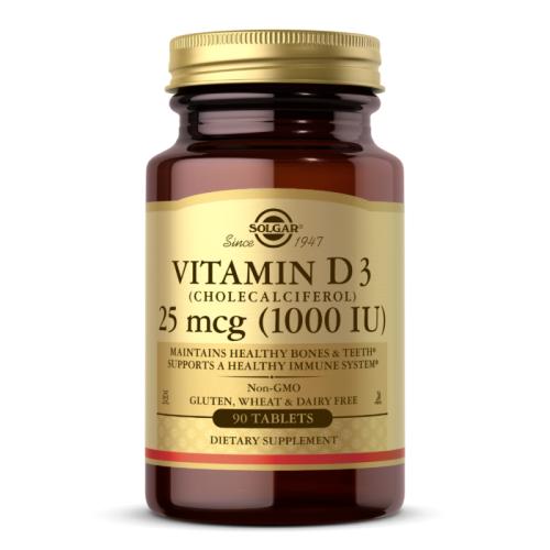 Solgar 维生素D Vitamin D3 1000 IU 100Sgel