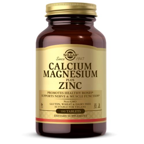 Solgar 钙镁锌 Calcium Magnesium plus Zinc 100Vtabs