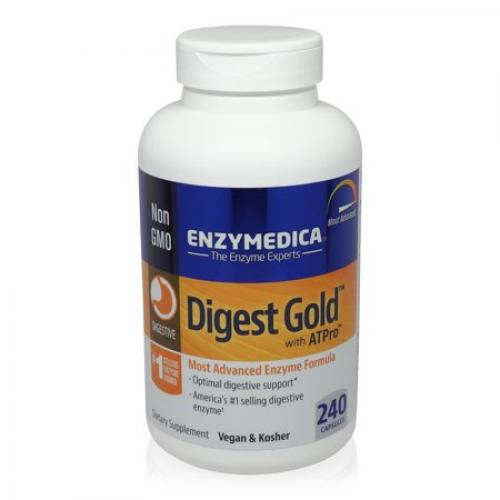 Enzymedica 黄金消化辅酶- Digest Gold with ATPro - 240 Ca...