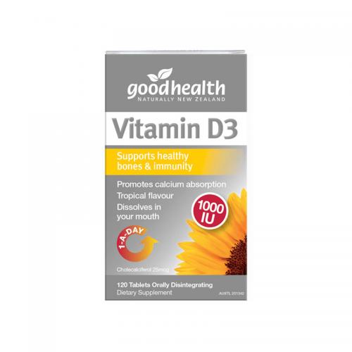 好健康 维生素D3 维D3 VD3 1000IU 120粒 Good Health Vitamin ...