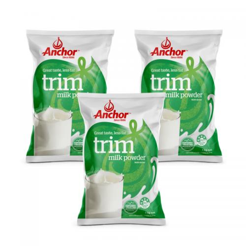 [脱脂] 3袋 包税包邮 安佳 脱脂奶粉 Anchor Trim Milk Powder