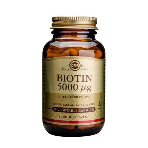 Solgar 生物素 Biotin 5000 mcg - 50 Vegetable Capsules