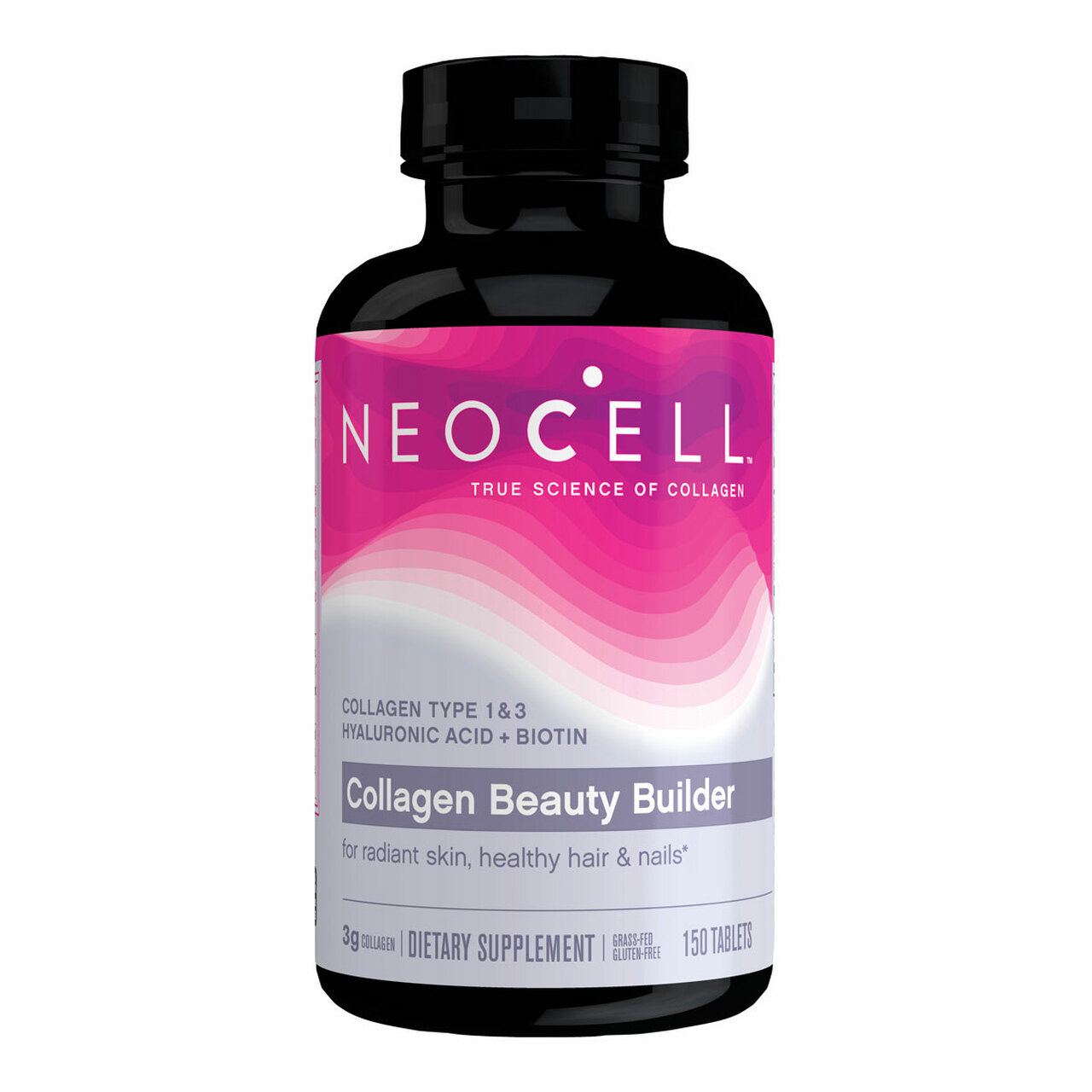 Neocell 活性胶原蛋白含玻尿酸硫辛酸VC生物素 150片 NeoCell Collagen Beauty Builder, for Radiant Skin, Healthy Hair & Nails, 150 Tablets