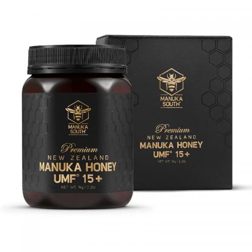 Manuka South® 麦卢卡蜂蜜 黑色礼盒装 UMF 15+ 1kg (boxed)