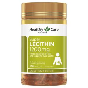 Healthy Care 大豆卵磷脂胶囊 1200毫克 100粒 Healthy Care Super Lecithin 1200 100 Capsules