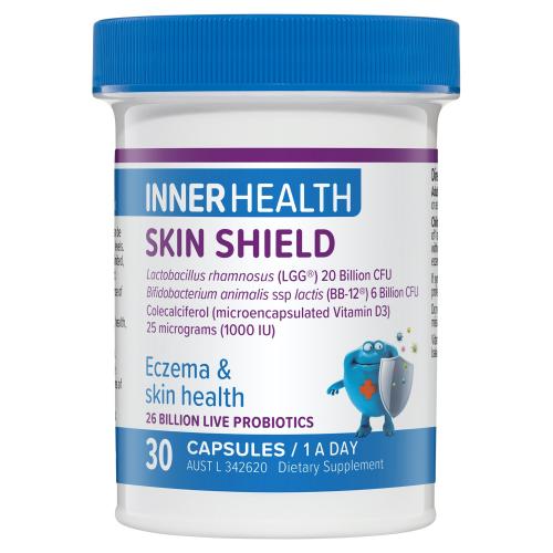 Inner Health 防湿疹保护盾胶囊 30粒 Inner Health Skin Shield...