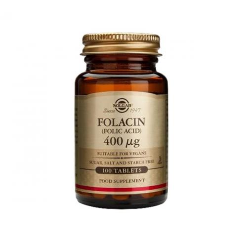 Solgar 叶酸片剂 Folacin (Folic Acid) 400mcg 100 Tablet...