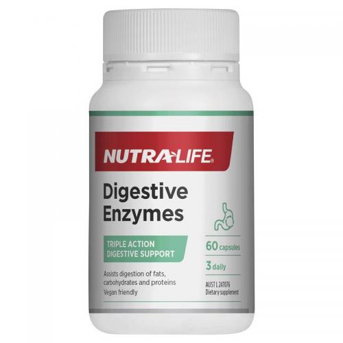 纽乐 植物消化酶酵素 Nutralife Digestive Enzymes 60粒