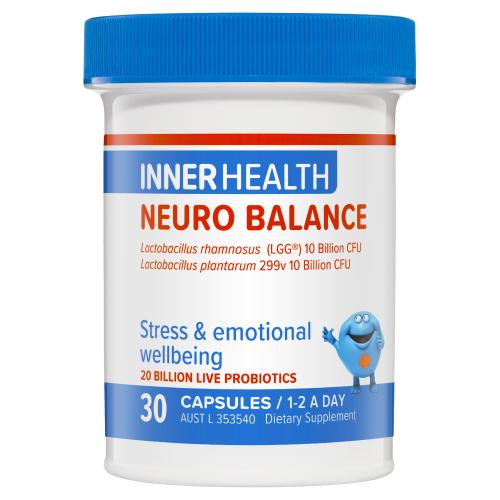 Inner Health 神经平衡 益生菌胶囊 缓解压力 调节情绪 Neuro Balance 30...
