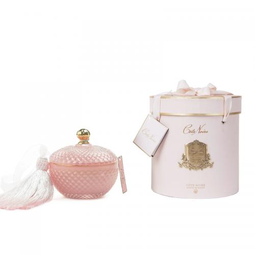 COTE NOIRE ART DECO CANDLE - PINK - PINK CHAMPAGNE - GML45002 - 50 hours