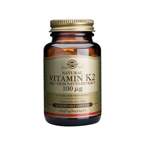 Solgar 维生素K2 维他命K2 Vitamin K2 100 mcg 50 Vegetable...
